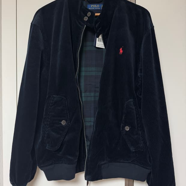 폴로 코듀로이 바라쿠타 네이비 L 새상품
