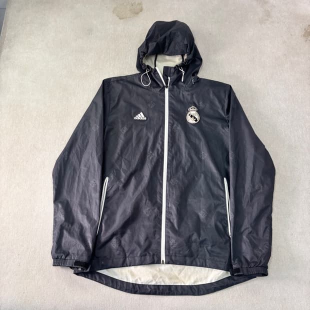 100 아디다스 레알마드리드 2021 바람막이 자켓 