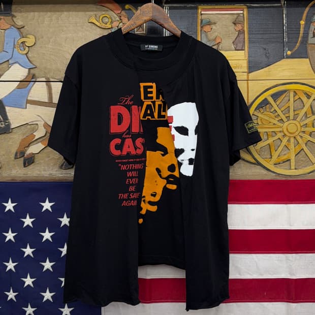 라프시몬스 다이캐스트 비대칭 티셔츠