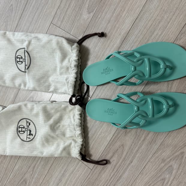 에르메스 에제리 샌들 베르 엠브룬 38
