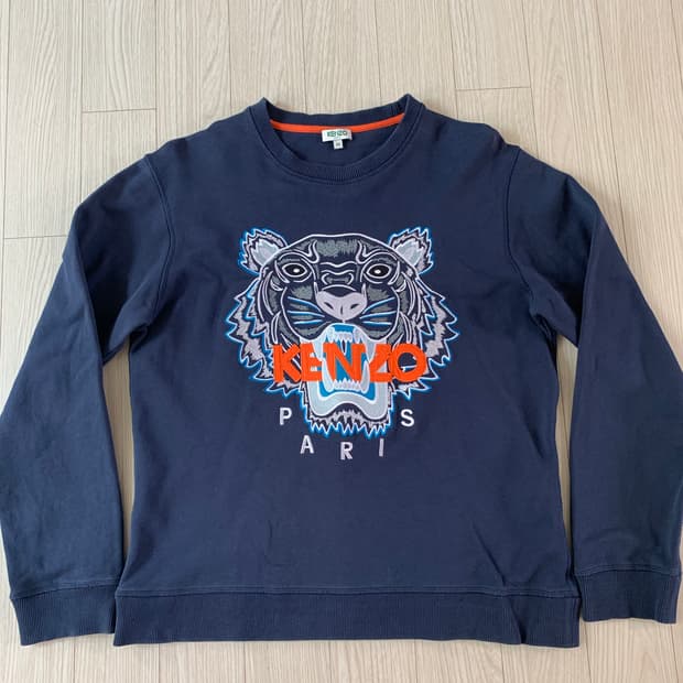 KENZO 겐조 파리 맨투맨 네이비