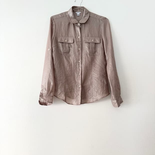 CALVIN KLEIN glossy pocket shirt 
