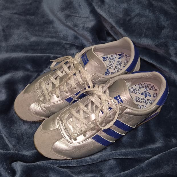 아디다스 OG 컨트리 실버 블루 235