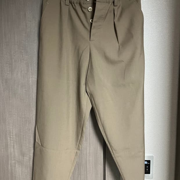 마르니 남성 베이지 밴딩 슬랙스