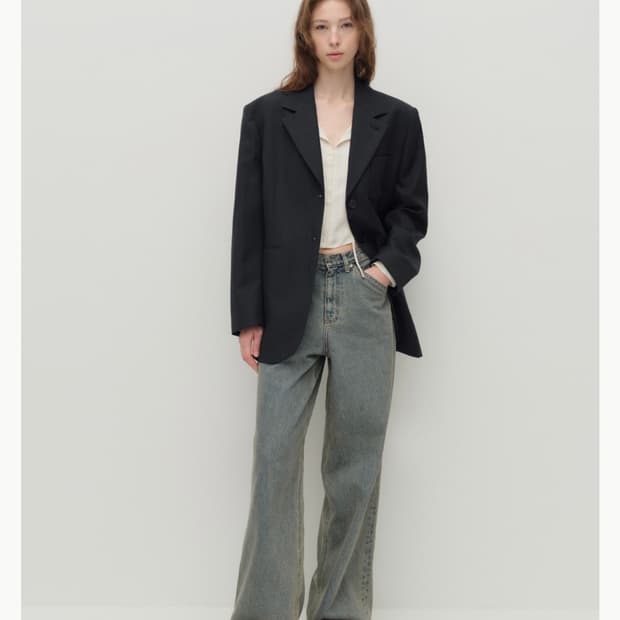 아비에무아 Aviemuah 오블리크 빈티지와이드진(3size)