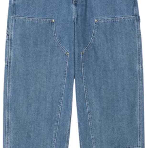 [M]칼하트윕 내쉬 더블니 블루 연청