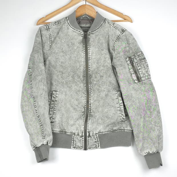 [XS] 리바이스 MA-1스타일 스톤워시드 데님자켓
