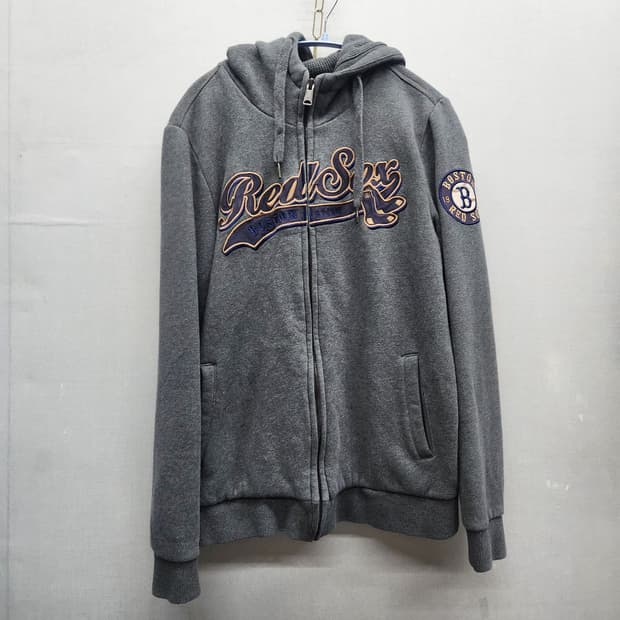 MLB 보스턴 레드삭스 풀집업 후드집업 M