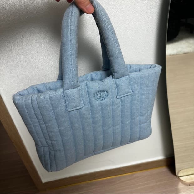 시엔느 데님패딩백
