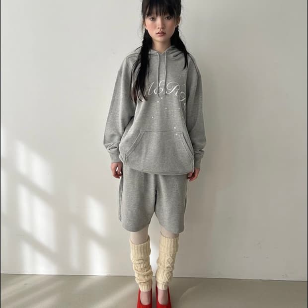 FEES faeire hoodie grey 샵페어리 후드티 그레이 세트 