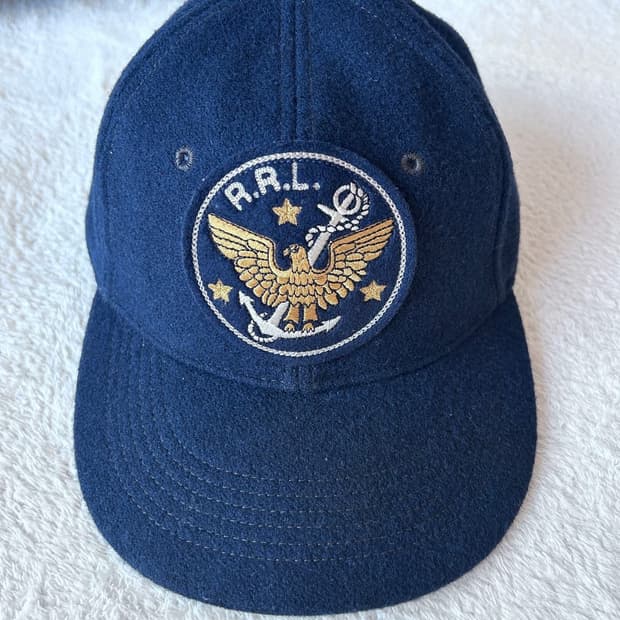 Rrl 울 볼캡