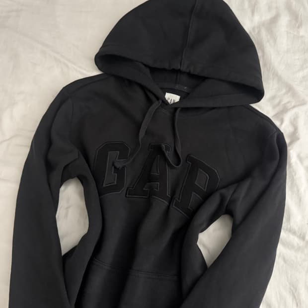갭 블랙 후드티 S