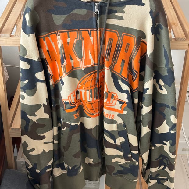 위켄더스 카모 후드집업 (L)