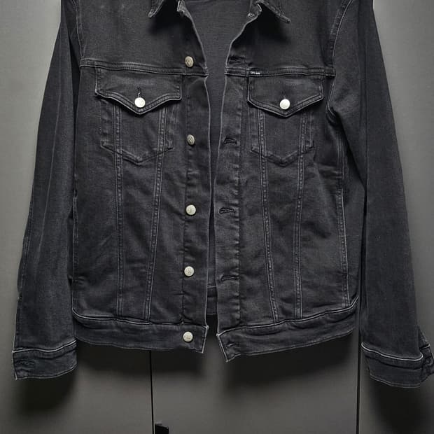 Calvin Klein Jeans 데님 자켓 블랙