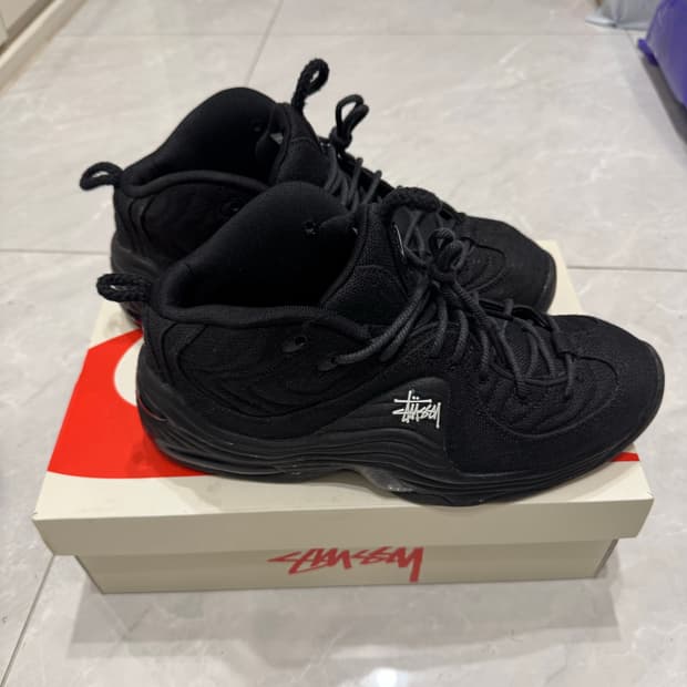 나이키 스투시 에어페니2 나투시 블랙 285