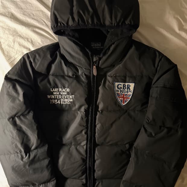 폴로 브리튼 패딩 블랙