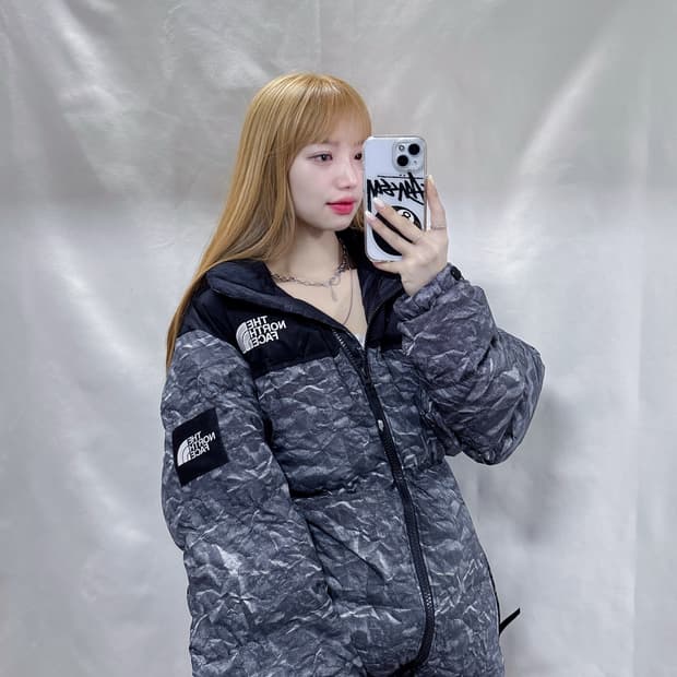 노스페이스 노벨티 눕시 다운 패딩 