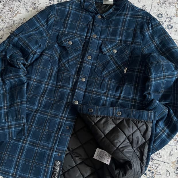 디키즈 퀼팅 누빔 플란넬 셔츠 자켓