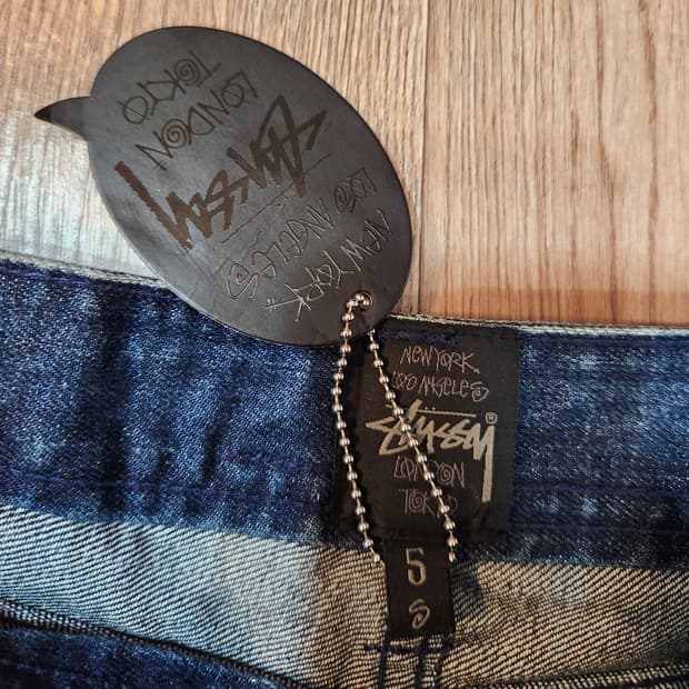 새제품 STUSSY 스투시 제펜 데님 반바지