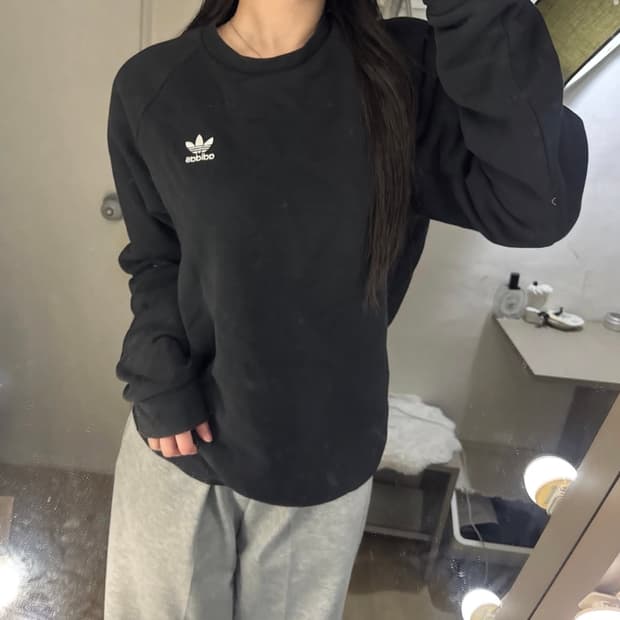 아디다스 불꽃 파이어버드 로고 맨투맨 🖤