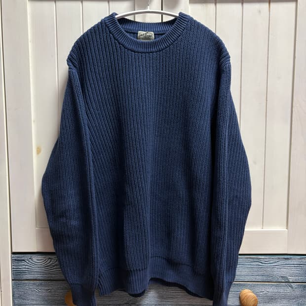 90년대 엘엘빈 llbean 니트 네이비 라지 사이즈