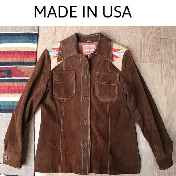 미국 메이드 70S MS.PIONEER가죽 스웨이드 빈티지
웨스턴 셔츠