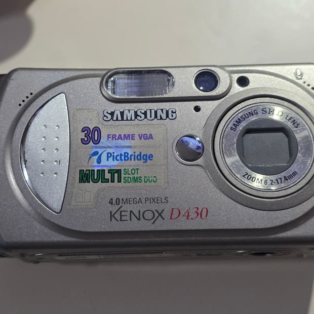 삼성 캐녹스 D430 빈티지 디지털카메라