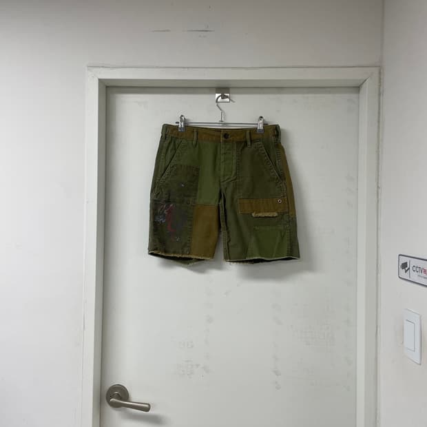 폴로 랄프로렌 패치워크 카키 반바지 2