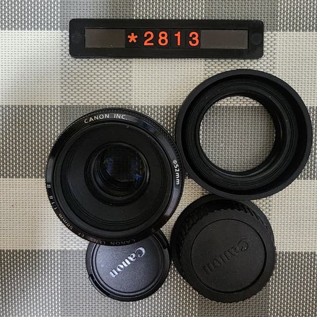 캐논 마운트 EF 50미리 1.8 단렌즈