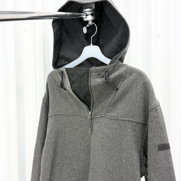 00s GAP Wool Blend Hooded Anorak Jacket