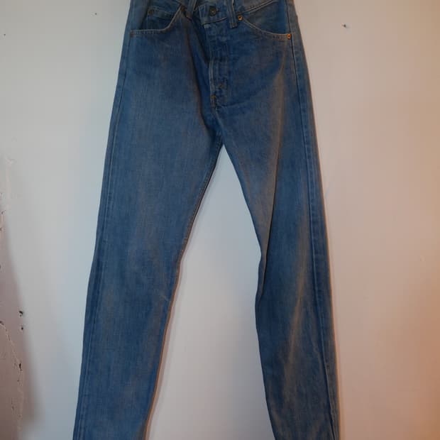 80s slim denim pants