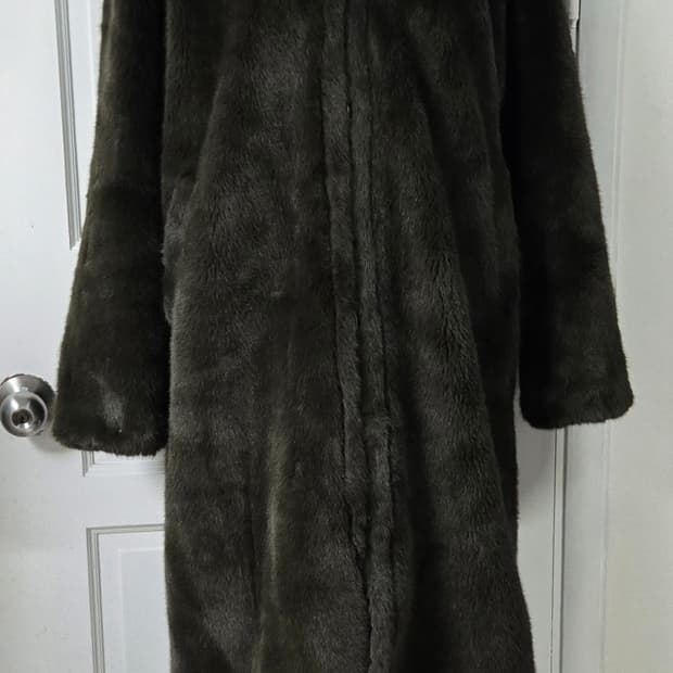 망고 에코퍼 롱코트