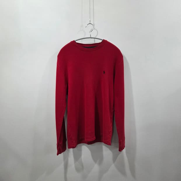 폴로랄프로렌 와플 롱슬리브 S