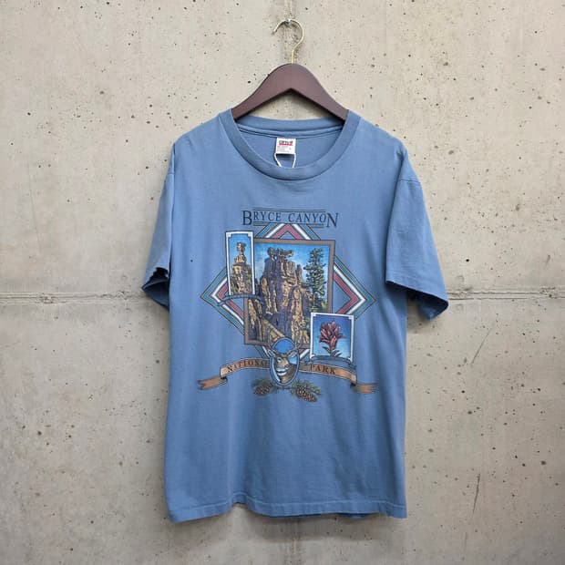[L]90s USA 브라이스 캐니언 내셔널 파크 반팔 티셔츠