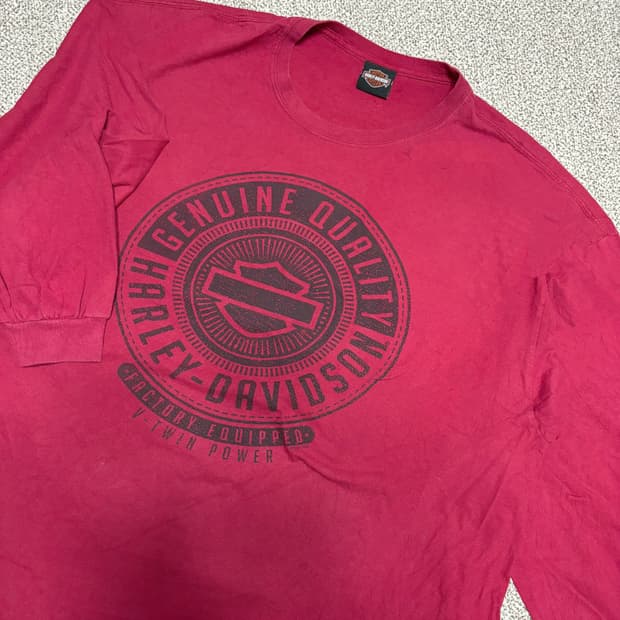 [3XL,택포] Harley 할리 데이비슨 롱슬리브 [A]
