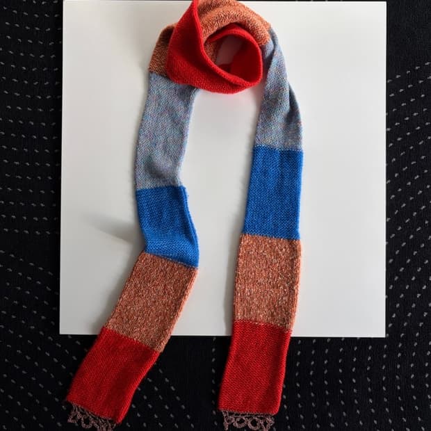 rainbow long muffler