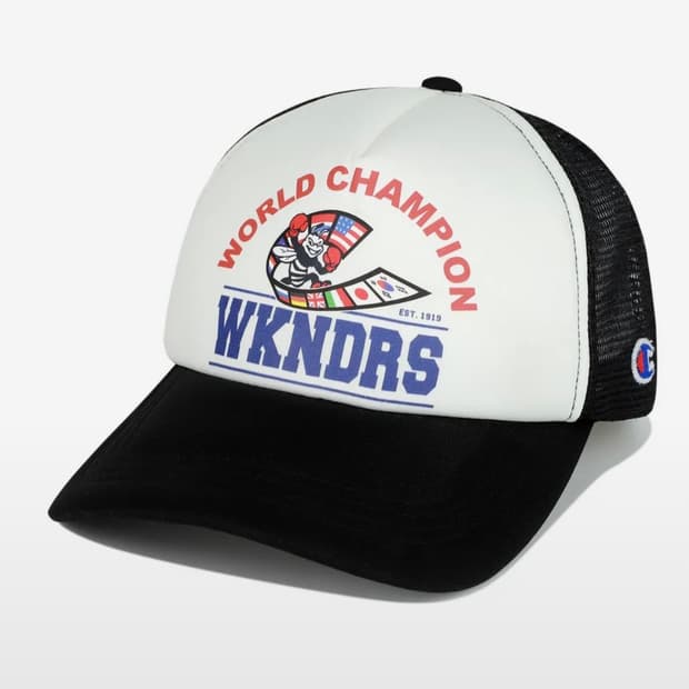 위캔더스 챔피온 콜라보 트러커캡