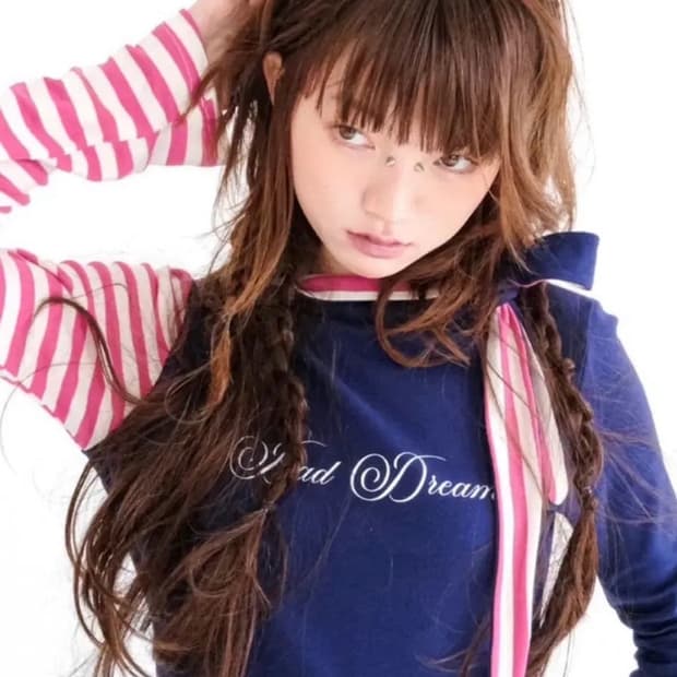 샵페어리 스카프 스트라이프 티셔츠