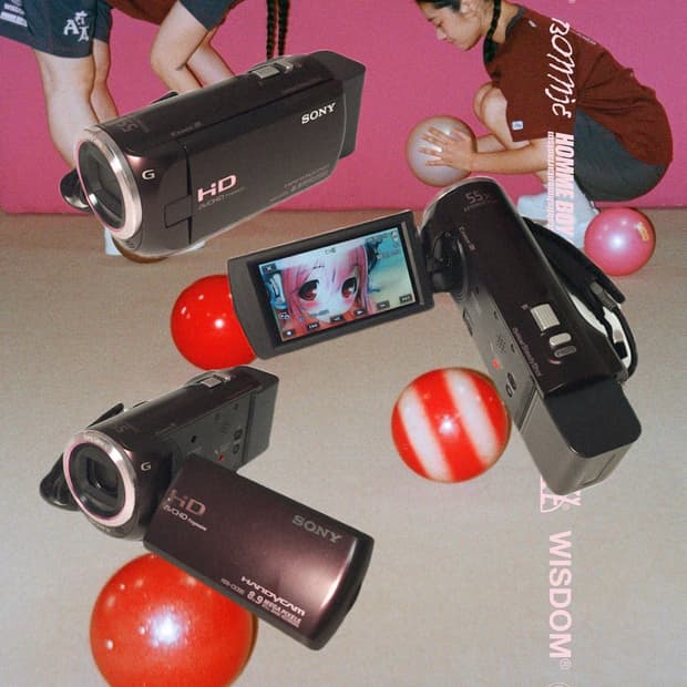 [뮤비감성]소니 SONY 핸디캠 HDR-CX390 퍼플 빈티지 캠코더