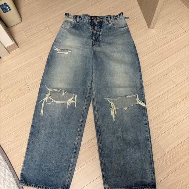 발렌시아가 23fw 슈퍼 라지 배기팬츠 xs