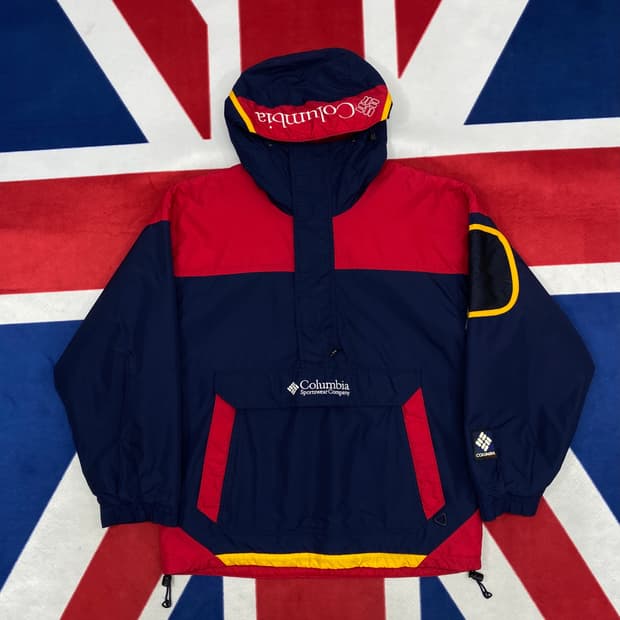 컬럼비아 아노락 자켓 L 실측 XL 