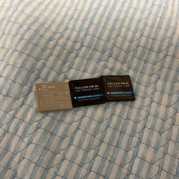 개당 3500캐논 NB-4L NB-8L 디카 디지털카메라 건전지  배터리