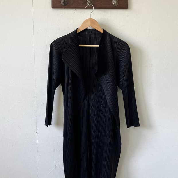 PLEATS PLEASE 플리츠 롱 가디건