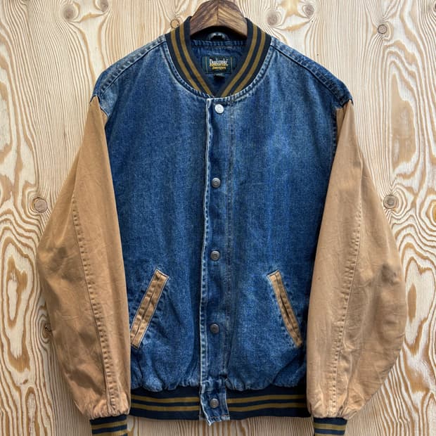 Dunbrooke 데님 바시티자켓