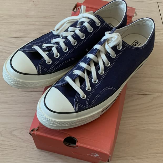 컨버스 척 70 OX 네이비 스니커즈 290 