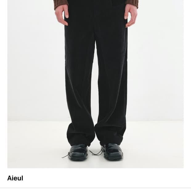 aieul armony trousers_ black 50size