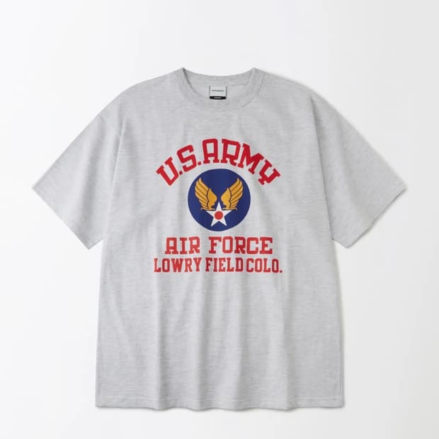 U.S Army AirForce 그레이 세미오버핏 티셔츠