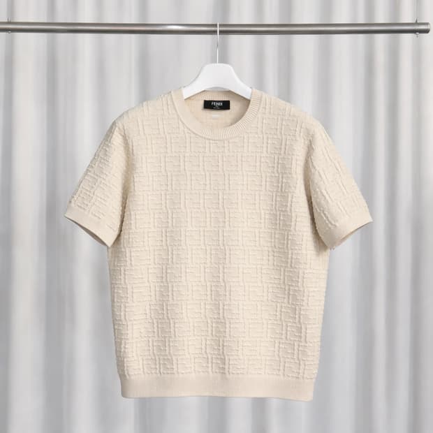 (56) 펜디 26SS FF 샐러리아 올오버 크루넥 반팔 니트