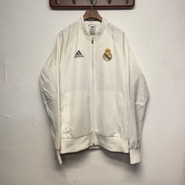 아디다스 레알 마드리드 앤섬 져지 자켓  