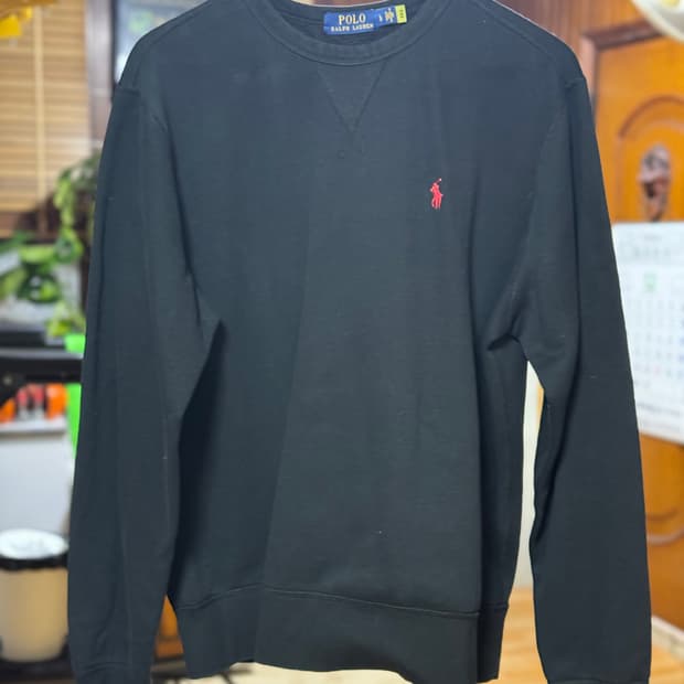 폴로 랄프로렌 검정색 맨투맨 L 사이즈 판매